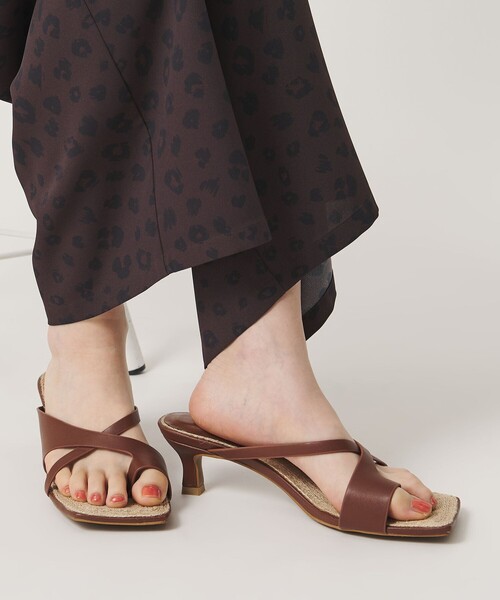 BEAUTY＆YOUTH UNITED ARROWS サンダル ミュール レザーライク