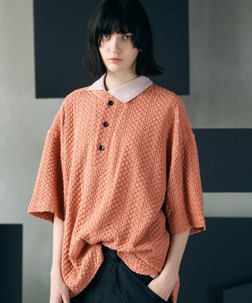 MAISON SPECIAL（メゾンスペシャル） ヘンリーネック tシャツ 「UNISEX