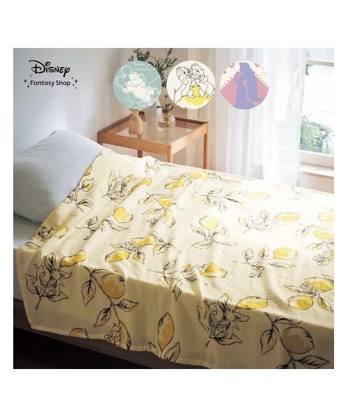 Disney（ディズニー） ブランケット 綿素材を使った4重ガーゼケット