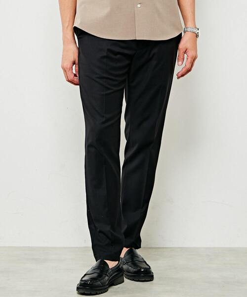 「MEN'S MELROSE」 スラックス 4 ブラック メンズ_画像2