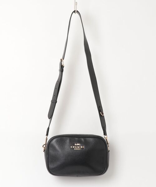 (未使用級)Coach ブラック ショルダーバッグ COACH（コーチ） ワンポイントショルダーバッグ - ブラック レディース