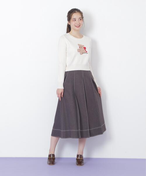 「JILL by JILL STUART」 スカート MEDIUM グレー レディース_画像5