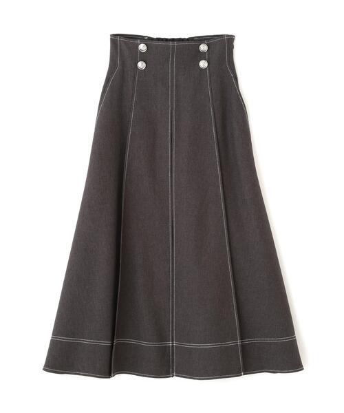 「JILL by JILL STUART」 スカート MEDIUM グレー レディース_画像7