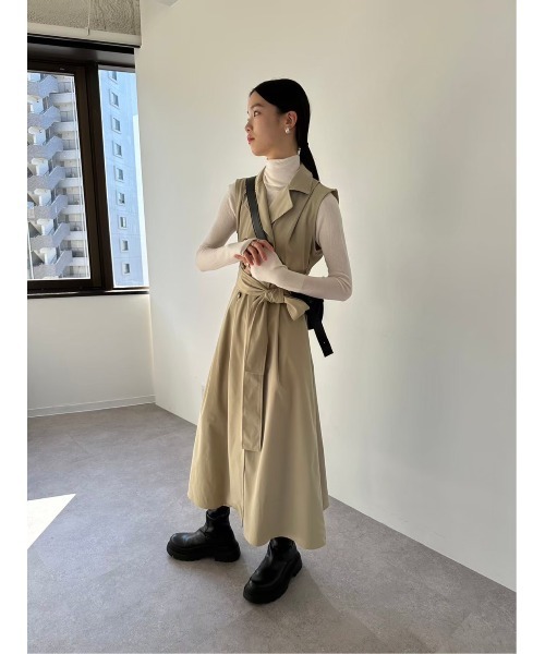 「DRWCYS」 ノースリーブワンピース FREE ネイビー レディース_画像5