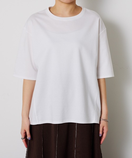 「COLLAGE GALLARDAGALANTE」 半袖Tシャツ FREE ネイビー レディース_画像2