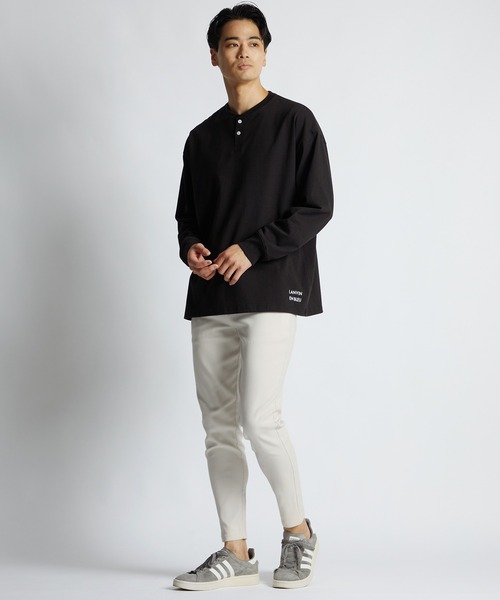 LANVIN en Bleu チノパン 超伸縮「ガムストレッチ」スキニー イージー