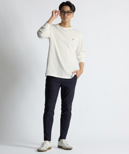 LANVIN en Bleu チノパン 超伸縮「ガムストレッチ」スキニー イージー