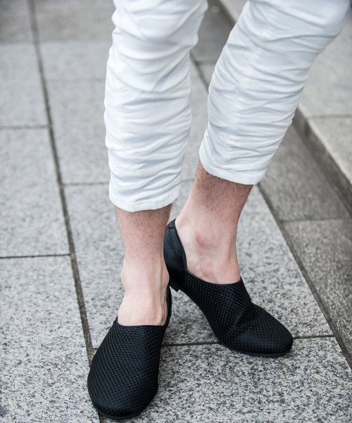 ジーンズ EASTEND-KUMADORI CR(イ-ストエンドクマドリCR) シャドウストレッチ クロップドパンツ メンズ レディース