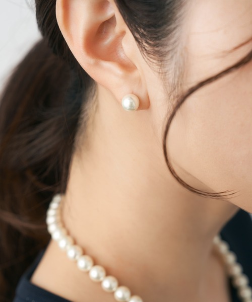 大量アクセサリーホワイトパール ネックレス イヤリングブローチ色々 Jewel closet by L&Co. ネックレス 貝パール/シェルパール