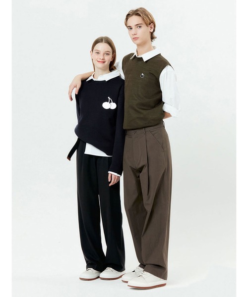 ニット セーター KIRSH UNI MIDDLE CHERRY KNIT LS/キルシーミドルチェリーニット レディース ニット セーター KIRSH UNI MIDDLE CHERRY KNIT LS/キルシー