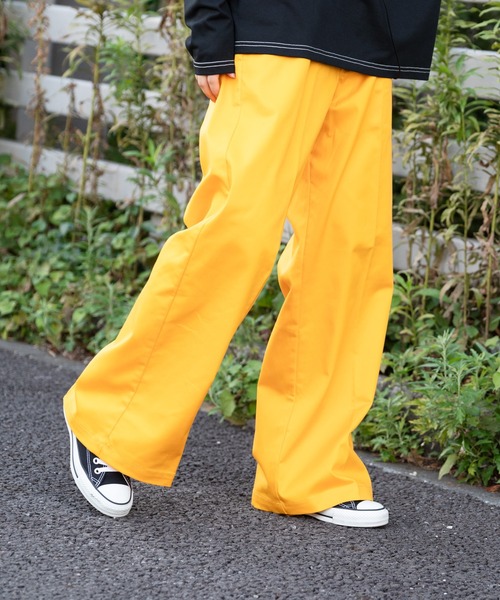 Dickies アイボリー ワイドパンツ Mサイズ Dickies/ディッキーズ オーバーサイズリラックスワイドパンツ
