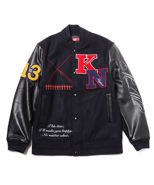RADIO EVA スタジャン RADIO EVA 862 EVANGELION BASEBALL JACKET