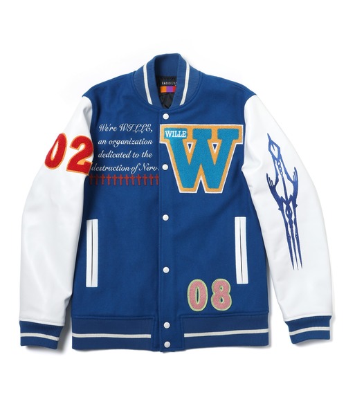 RADIO EVA スタジャン RADIO EVA 862 EVANGELION BASEBALL JACKET