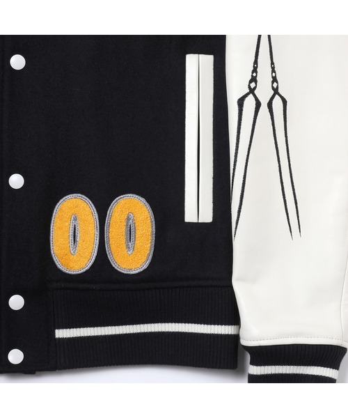 RADIO EVA スタジャン RADIO EVA 862 EVANGELION BASEBALL JACKET