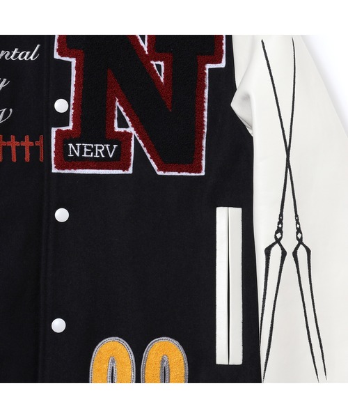 RADIO EVA スタジャン RADIO EVA 862 EVANGELION BASEBALL JACKET