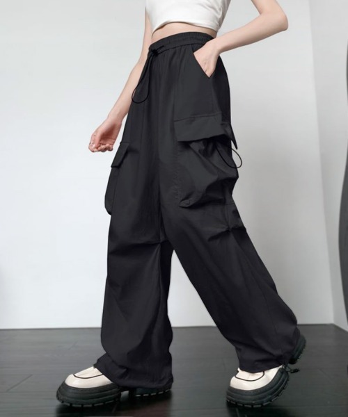 ネストローブカーゴパンツ Riff カーゴパンツ ドロスト付き レディース : ZOZOTOWN Yahoo