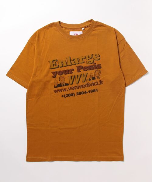tシャツ 「Veni Vedi Vici」ENLARGE TEE レディース メンズ Veni Vedi Vici tシャツ 「Veni Vici」ENLARGE TEE レディース
