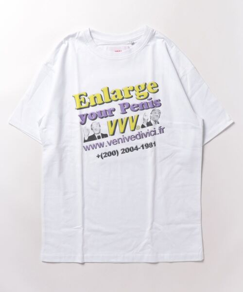 tシャツ 「Veni Vedi Vici」ENLARGE TEE レディース メンズ