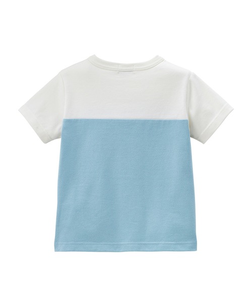 MIKI HOUSE（ミキハウス） tシャツ 切り替えロゴ半袖Tシャツ キッズ