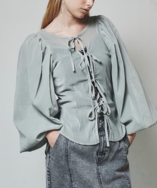 LA BELLE ETUDE（ラベルエチュード） ブラウス シャツ 前リボン