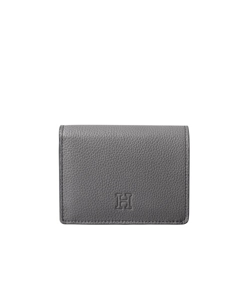 二つ折り財布 財布 「ピウメノ」二つ折り財布 レザー コンパクトウォレット 本革（商品番号：P25-65405） レディースの画像