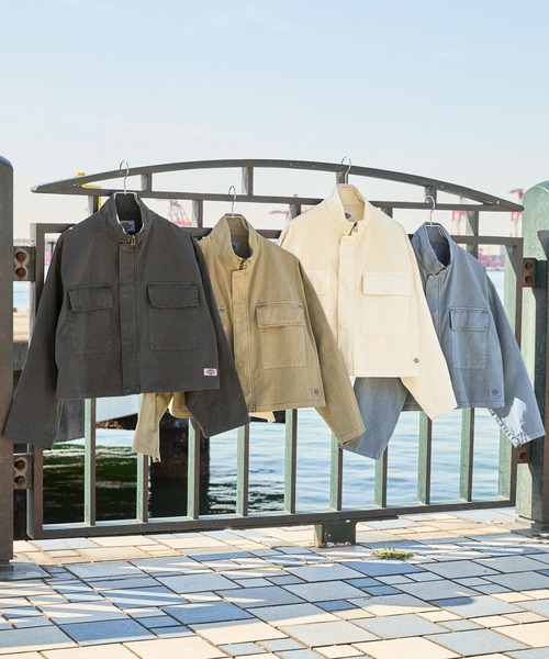 美品！ディッキーズ　モッズコート　バックロゴ　サイズM Dickies ミリタリージャケット モッズコート Dickies