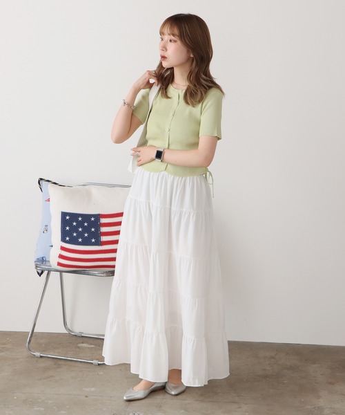 トップス ribbon tee Rhinestone ribbon Tshirt【white】 – BUNNY APARTMENT