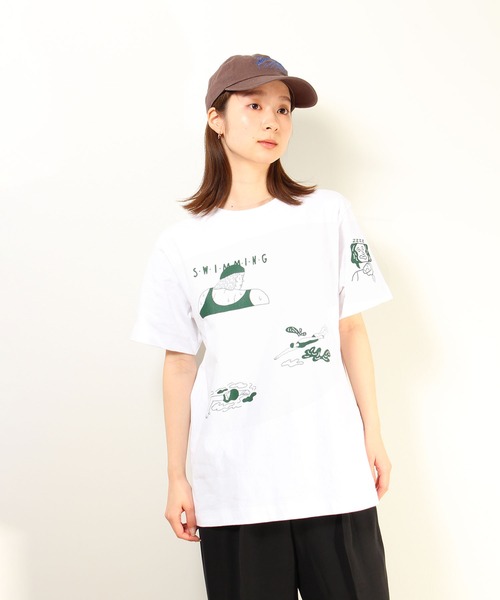 tシャツ SPORTS” norahi 天竺半袖T レディース メンズ tシャツ SPORTS” norahi 天竺半袖T レディース メンズ