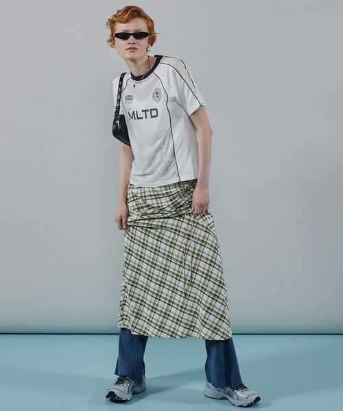 【MAISON SPECIAL】 リブミックスセミフレアパンツ Rib Mix Semi-flare Pants/リブミックスセミフレアパンツ