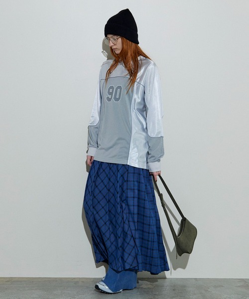 MAISON SPECIAL パンツ Rib Mix Semi-flare Pants/リブミックス