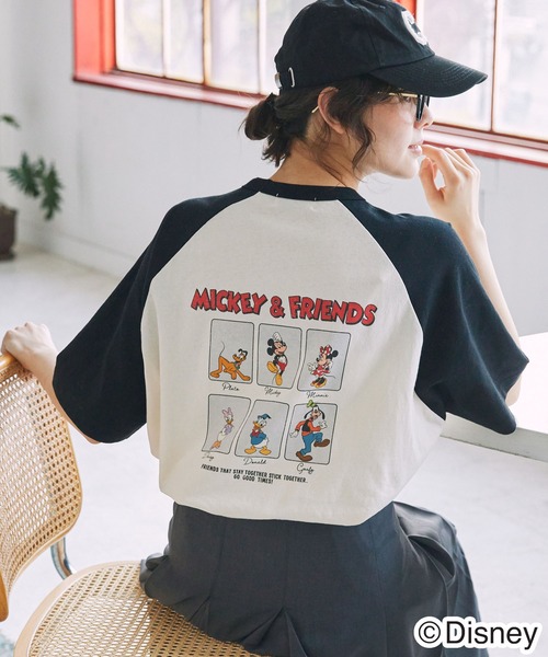 Disney（ディズニー） tシャツ 「Disney」Mickey＆Friends ミッキー
