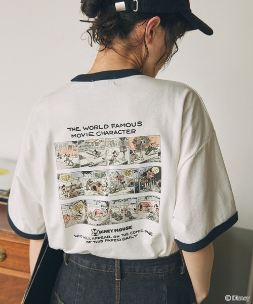 tシャツ 「Disney」Mickey＆Friends/プリントTシャツ レディース Disney tシャツ 「Disney」別注 Mickey＆Friends ミッキー