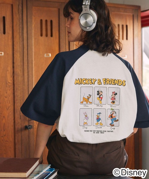 Disney（ディズニー） tシャツ 「Disney」Mickey＆Friends ミッキー