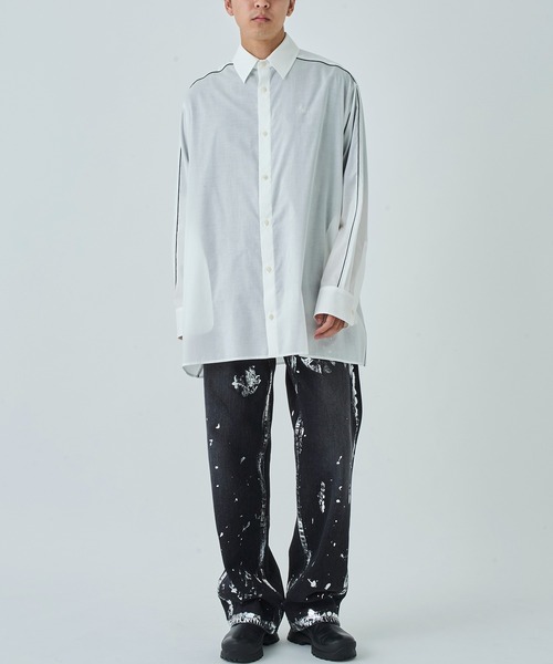 美品　th products STUDIOUS別注 オーバーサイズシャツ th products（ティーエイチプロダクツ） シャツ 「th products/ティー