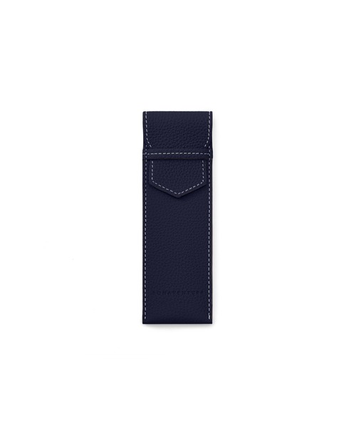 BONAVENTURA ペンホルダー シュリンクレザー ネイビー BONAVENTURA（ボナベンチュラ） 文房具 ペンホルダー シュリンクレザー