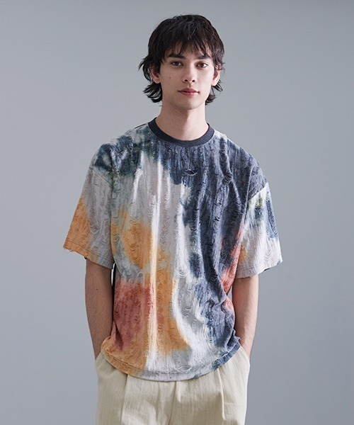 goa（ゴア）の「2色ムラ梨地ドルマン（Tシャツ/カットソー
