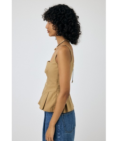 MOUSSY ベスト ジレ FLARE CAMI ビスチェ レディース : ZOZOTOWN
