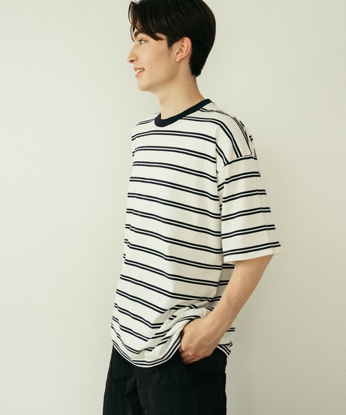 【ビッグシルエット】コムデギャルソンオム ボーダーTシャツ ビッグシルエット】コムデギャルソンオム ボーダーTシャツ