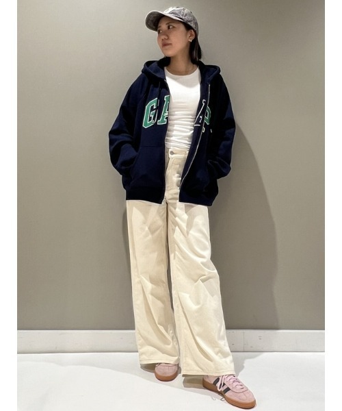 パーカー Repeat Logo Vintage Like Hoodie / リピートロゴヴィンテージ風パーカー レディース Repeat Logo Vintage Like Hoodie / リピートロゴヴィンテージ風