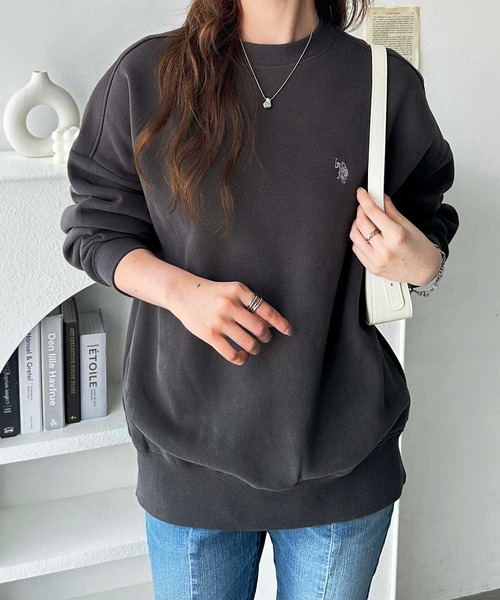 トレーナー スウェット 「新色追加」GeeRA別注「U.S. POLO ASSN.」表ピーチ裏起毛スウェット レディース U.S. POLO ASSN. トレーナー スウェット 「新色追加」GeeRA別注