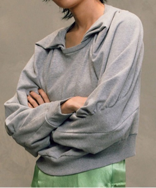 searoomlynn Volume Sweat Shortプルオーバー シールームリン Volume
