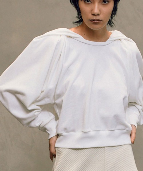 トレーナー スウェット VOLUME SLEEVE SWEAT PULLOVER / ボリュームスリーブスウェットプルオーバー レディース