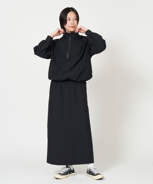 THOUSAND MILE セットアップ HALF ZIP T-SHIRT ＆ SLIT SKIRT
