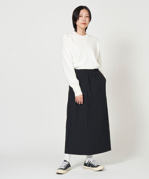 THOUSAND MILE セットアップ HALF ZIP T-SHIRT ＆ SLIT SKIRT
