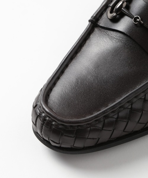 ビットローファー MEN'S BIGI（メンズビギ） ローファー メッシュレザー ビット