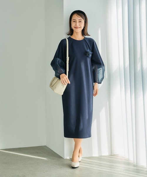 留袖リメイクワンピース❣️着やすい前開き　着丈123 留袖リメイクワンピース❣️着やすい前開き 着丈123 留袖リメイク