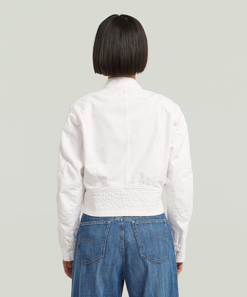 G-STAR RAW デニムジャケット gジャン SHORT MOTO JACKET/デニム