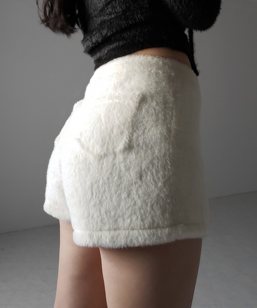 me+em select パンツ 「 3size ／2color 」シャギーファー