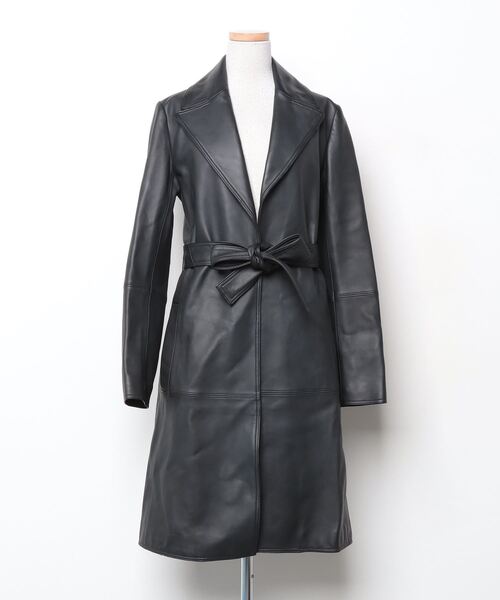 theory（セオリー） 」 チェスターコート S ブラック レディース