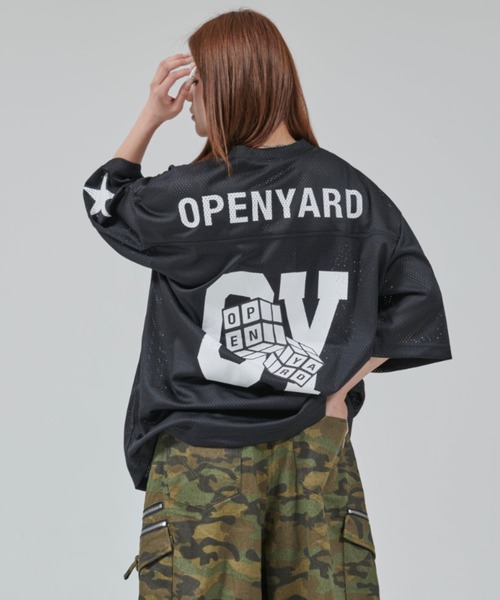 ★OY★CUBE MESH FOOTBALL JERSEY - BLACK★正規品/韓国直送料込 OY/オーワイ』 CUBE MESH FOOTBALL JERSEY/キューブメッシュ